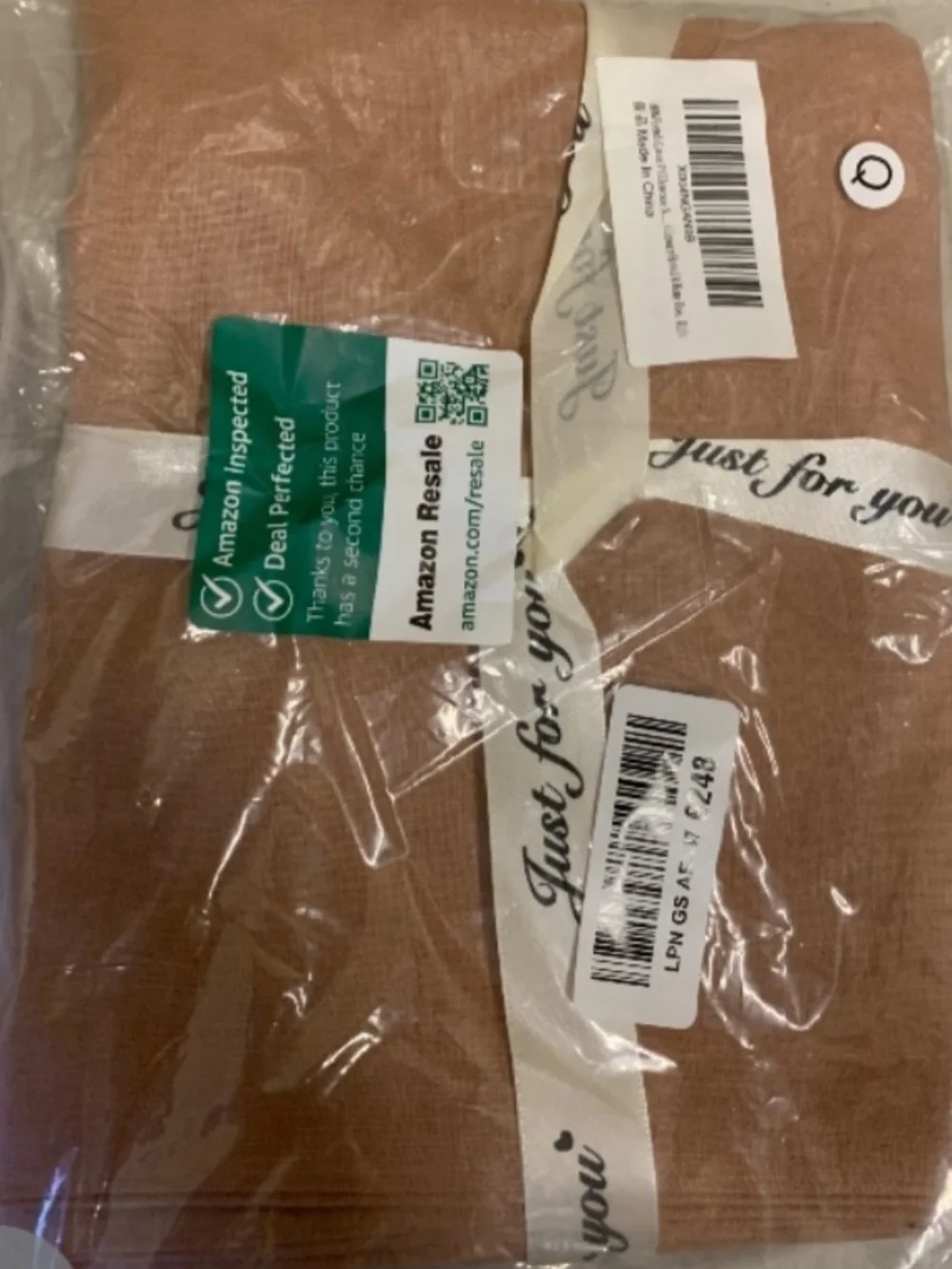 QUEEN SIZE Pillowcases 100% Pure French Flax Linen (2-pack)  20x30” BROWNNESS